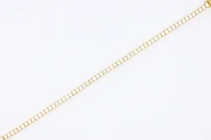 18ct Yellow Gold Diamond Bracelet 9.3g