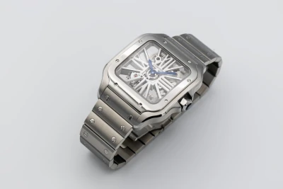 Cartier De Santos Skeleton 39.8mm Stainless Steel WHSA0015 2024