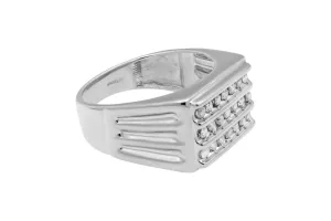 9ct White Gold Diamond Ring 0.75ct 5.5g