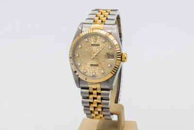Rolex DateJust 31mm Steel & 18ct Yellow Gold Jubilee 68273 1988