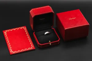 Cartier LOVE Ring Classic Model 1 Diamonds Platinum pt950 Gold Size 50