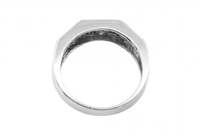 9ct White Gold Diamond Wedding Band 0.25ct