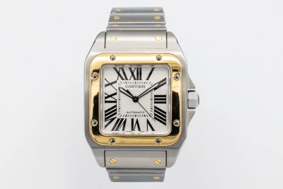 Cartier Santos 100 38mm Steel & 18ct Yellow Gold W200728G 2008