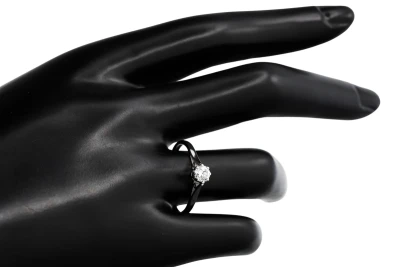 18ct White Gold Diamond Solitaire Engagement Ring 0.29ct