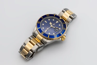 Rolex Submariner 40mm 'Bluesy' Steel & 18ct Yellow Gold Oyster 16613 2002