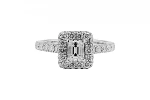 14ct White Gold Pre-loved Neil Lane Engagement Ring 1.39ct