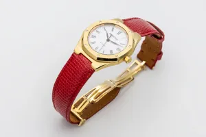 Audemars Piguet Royal Oak 36mm Red Leather 14800BA Circa 1998