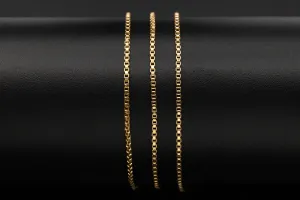 18ct Yellow Gold Box Chain 7.7g