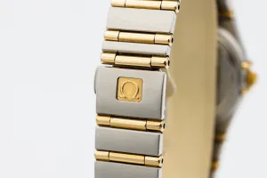 OMEGA Constellation Ladies 22mm Steel & 18ct Yellow Gold 1262.75.00 Circa 1990s