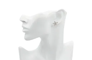 18ct White Gold Tiffany & Co. Elsa Peretti Vintage Diamond Starfish Studs 0.30ct