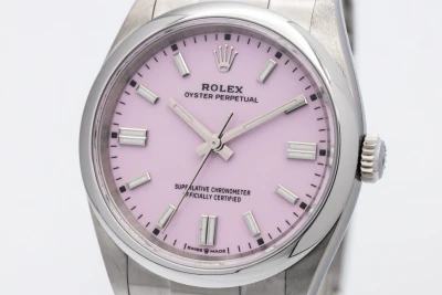 Rolex Oyster Perpetual 'Candy Pink' 36mm Stainless Steel Oyster 126000 2022