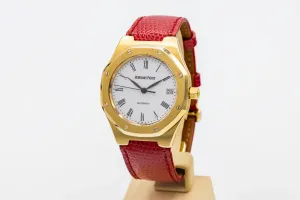 Audemars Piguet Royal Oak 36mm Red Leather 14800BA Circa 1998