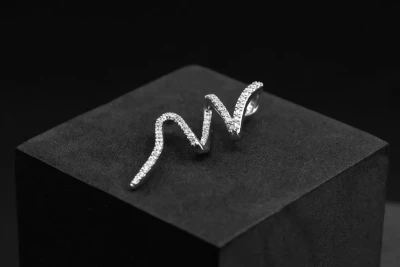 9ct White Gold Diamond Pendant 0.25ct