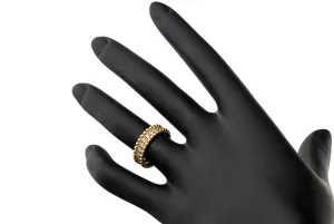 9ct Yellow Gold Cubic Zirconia Ring 4.5g