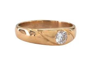 Diamond Ring 18ct Yellow Gold with Round Brilliant Cut