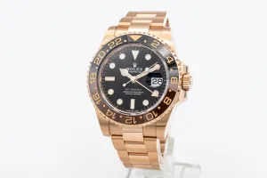 Rolex GMT Master II 40mm 'Rootbeer' 18ct Rose Gold Oyster 126715CHNR 2020