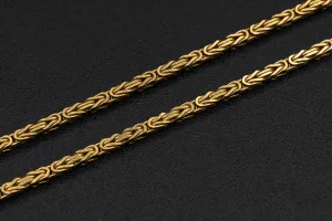9ct Yellow Gold Byzantine Chain 17.4g