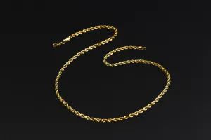 14ct Yellow Gold Rope Chain 18" 5.5g