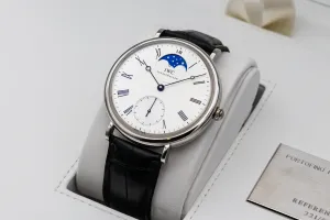 IWC Portofino Hand-Wound 46mm Black Leather IW544805 2008 UNWORN