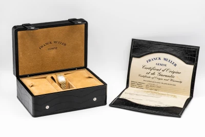 Franck Muller Cintrée Curvex 21mmx19mm 18ct Yellow Gold 2500 QZ D 2001