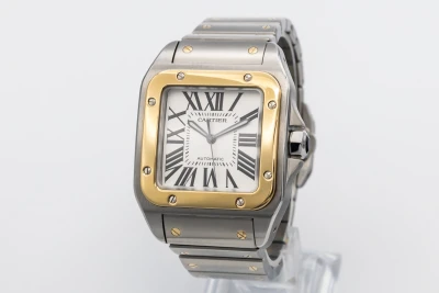 Cartier Santos 100 38mm Steel & 18ct Yellow Gold W200728G 2008