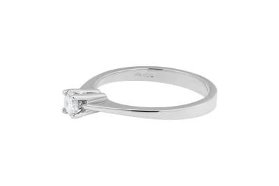 18ct White Gold Diamond Engagement Ring 0.20ct