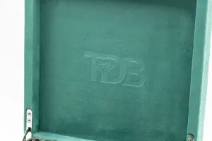 TDB Watch Storage Box - Teal Velvet - 6 Watch Capacity