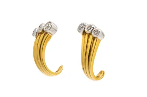 18ct Yellow Gold Diamond Stud Earrings 0.10ct