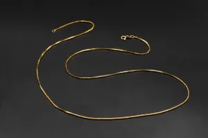 9ct Yellow Gold Box Chain 24"