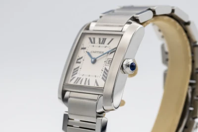 Cartier Tank Francaise 25mm Stainless Steel W51011Q3/2465 2003
