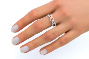 18ct White Gold Diamond Ring 0.70ct