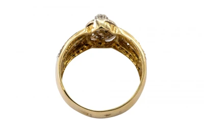14ct Yellow Gold Diamond Ring