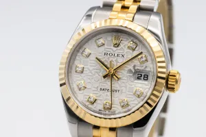Rolex Lady DateJust 26mm Steel & 18ct Yellow Gold Jubilee 179173 2008