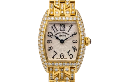 Franck Muller Cintrée Curvex 21mmx19mm 18ct Yellow Gold 2500 QZ D 2001