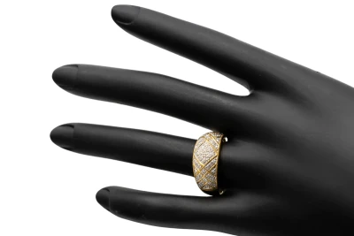 14ct Yellow Gold Mens Diamond Ring 0.50cts