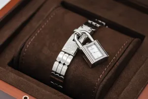 HERMES Kelly Watch 16mm Stainless Steel Quartz KE4.131 Circa 2000s