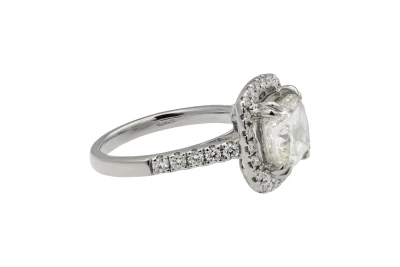 18ct White Gold Diamond Engagement Ring 3.26ct 5g GIA Certified