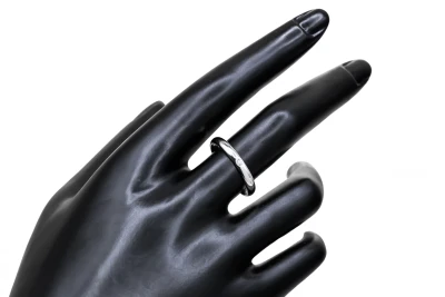 18ct White Gold Diamond Wedding Band 0.03ct