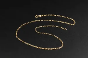 9ct Yellow Gold Anchor Link Chain 18" 1.5g