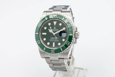 Rolex Submariner Date 40mm 'Hulk" Stainless Steel Oyster 116610LV 2017