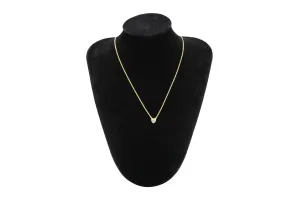 Tiffany & Co. Visor Yard Heart Diamond 18ct Yellow Gold Necklace 0.17ct