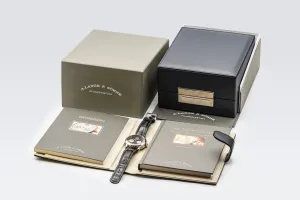 A.Lange & Söhne Datograph 39mm Platinum Black Leather 403.035 2008