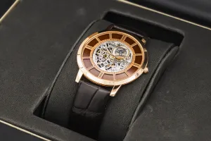 Jaeger LeCoultre Master Ultra Thin Squelette 38m Black Leather Q13425SQ 2017