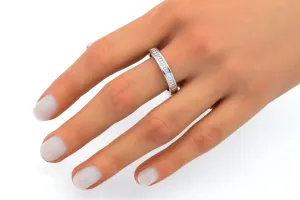 Platinum Diamond Baguette Eternity Ring 0.68ct