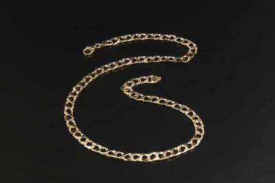 9ct Yellow Gold Curb Chain 17.6g