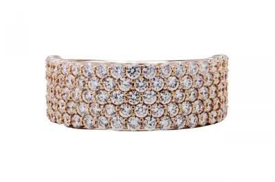 18ct Rose Gold Diamond Eternity Ring 1.89ct
