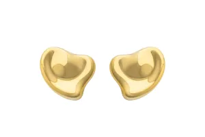 Tiffany & Co. Large Puffed Heart-Shaped Earrings by Elsa Peretti