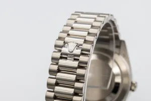 Rolex Day-Date 40mm 'Olive' 18ct White Gold Presidential 228239 2017
