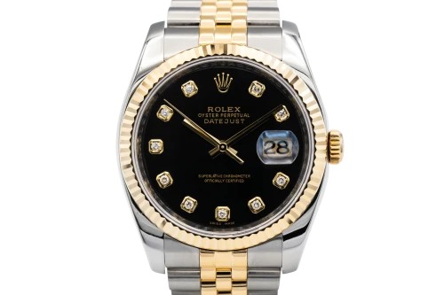 Rolex DateJust 36mm Steel & 18ct Yellow Gold Jubilee 116233 2010
