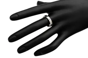 18ct White Gold Wedding Band Ring 5.9g